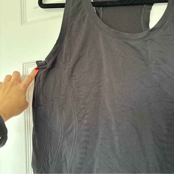 Women's Black Workout Tank Top Size Extra Large - Picture 2 of 6